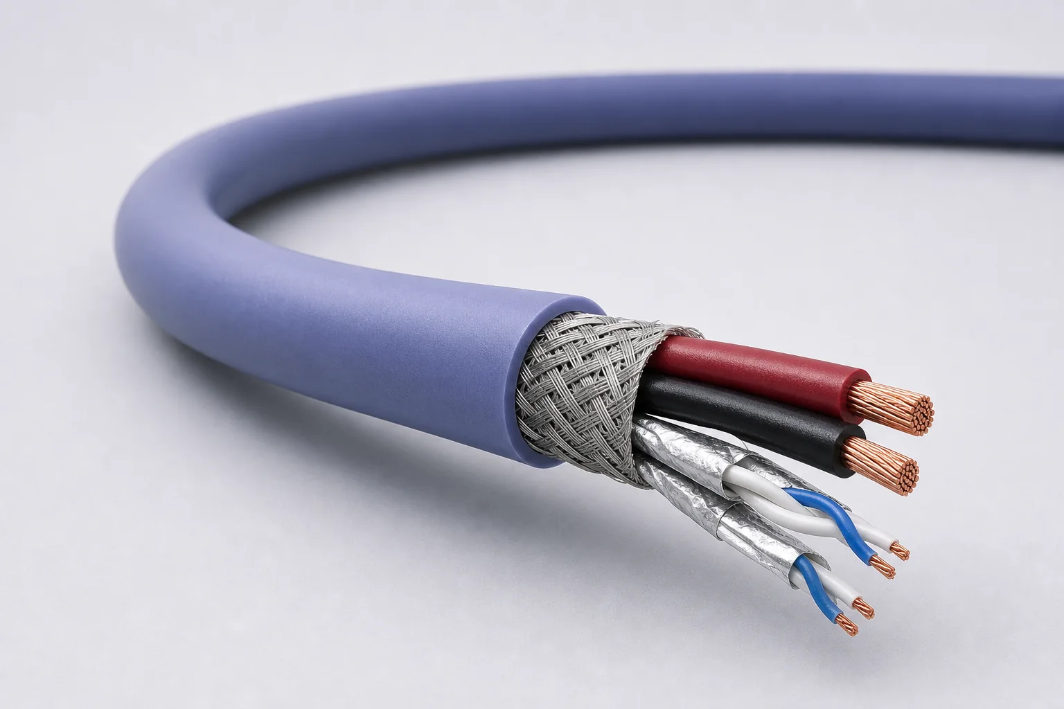 Yidong Telecom FireWire IEEE 1394b data-pair and power-conductor cable construction