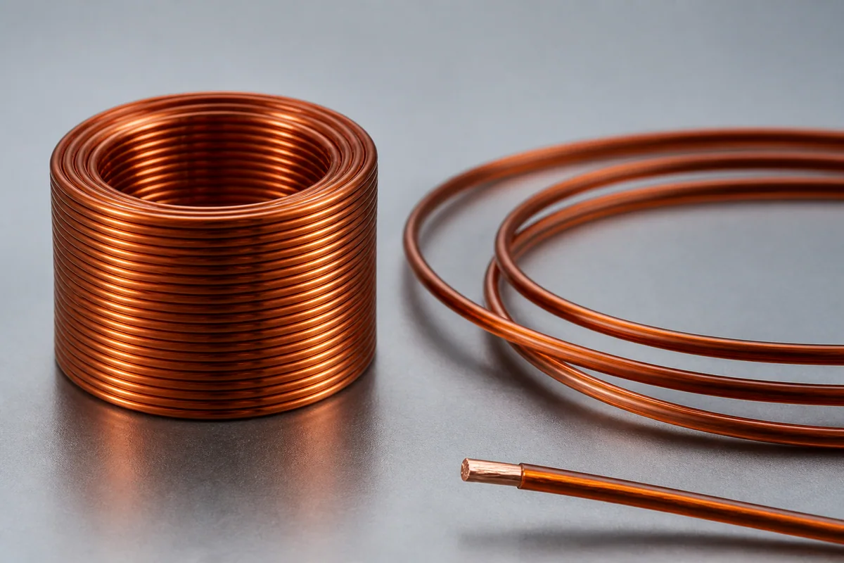High-temperature motor magnet wire and winding construction